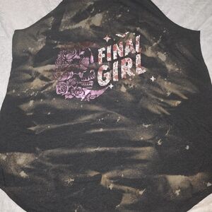 District Black and Tan "Final Girl" Graphic Tank